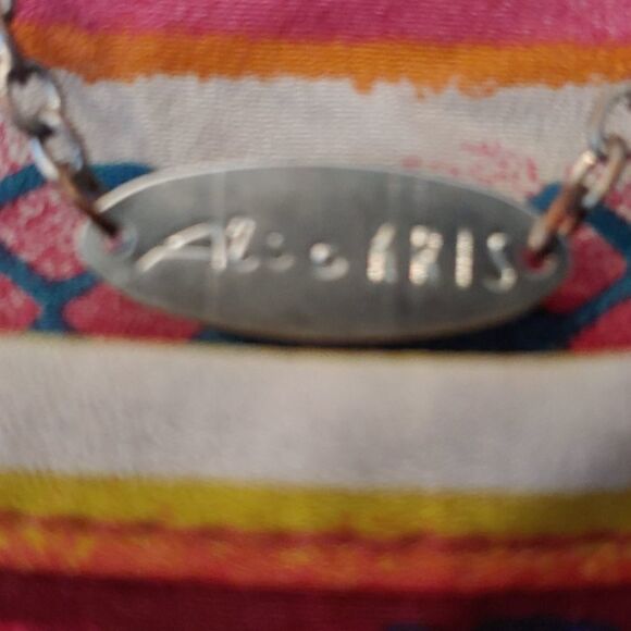 Ali & Kris aztec printed open shoulder blouse Sz M - Picture 5 of 5